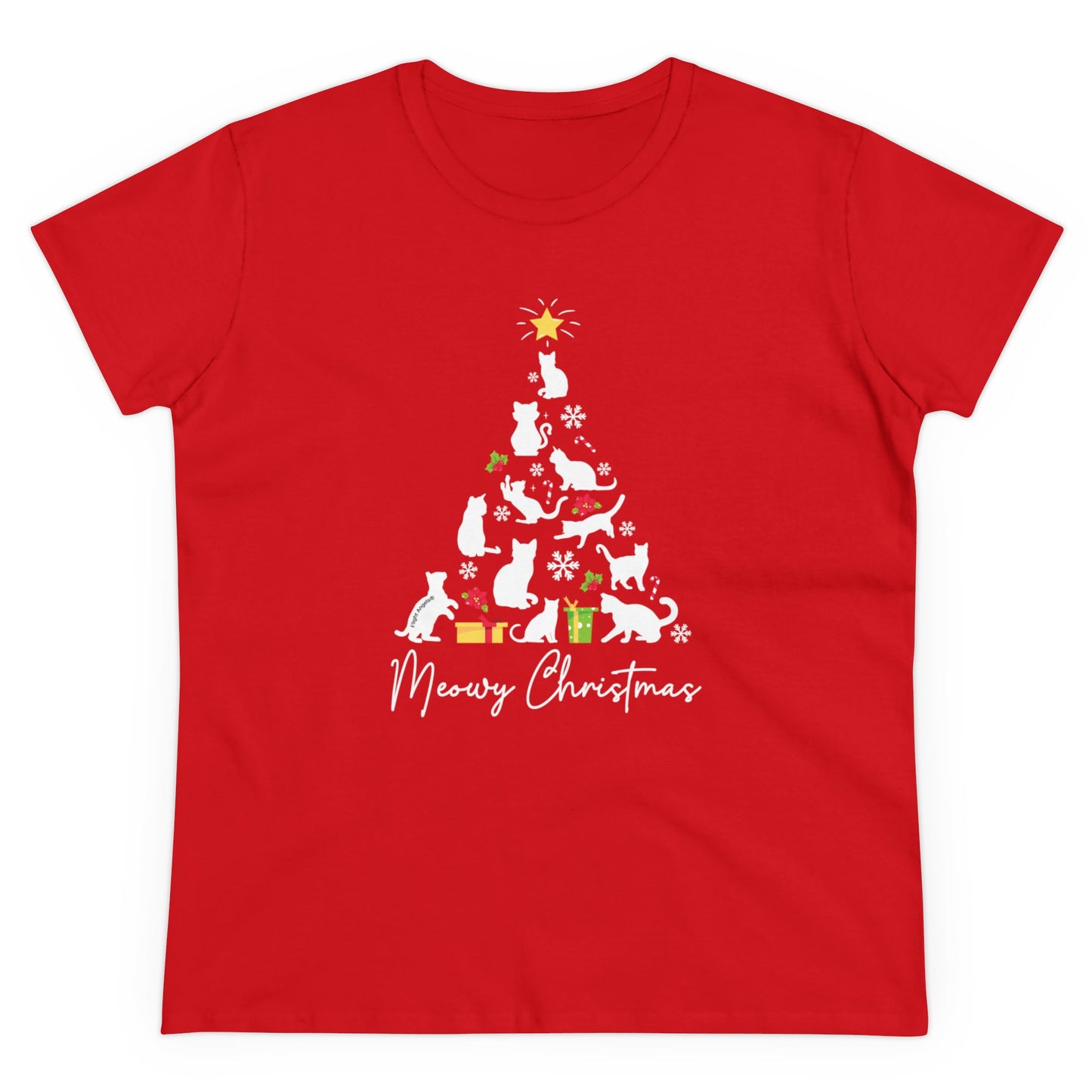 Meowy Christmas Women's Tee