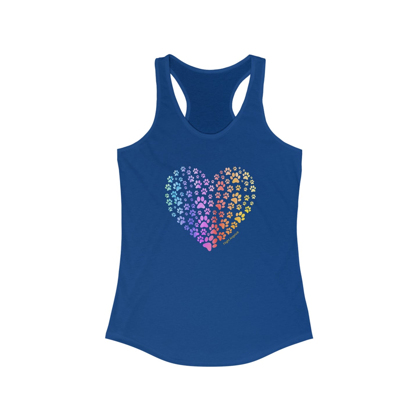 Paw Heart Women's Racerback Tank