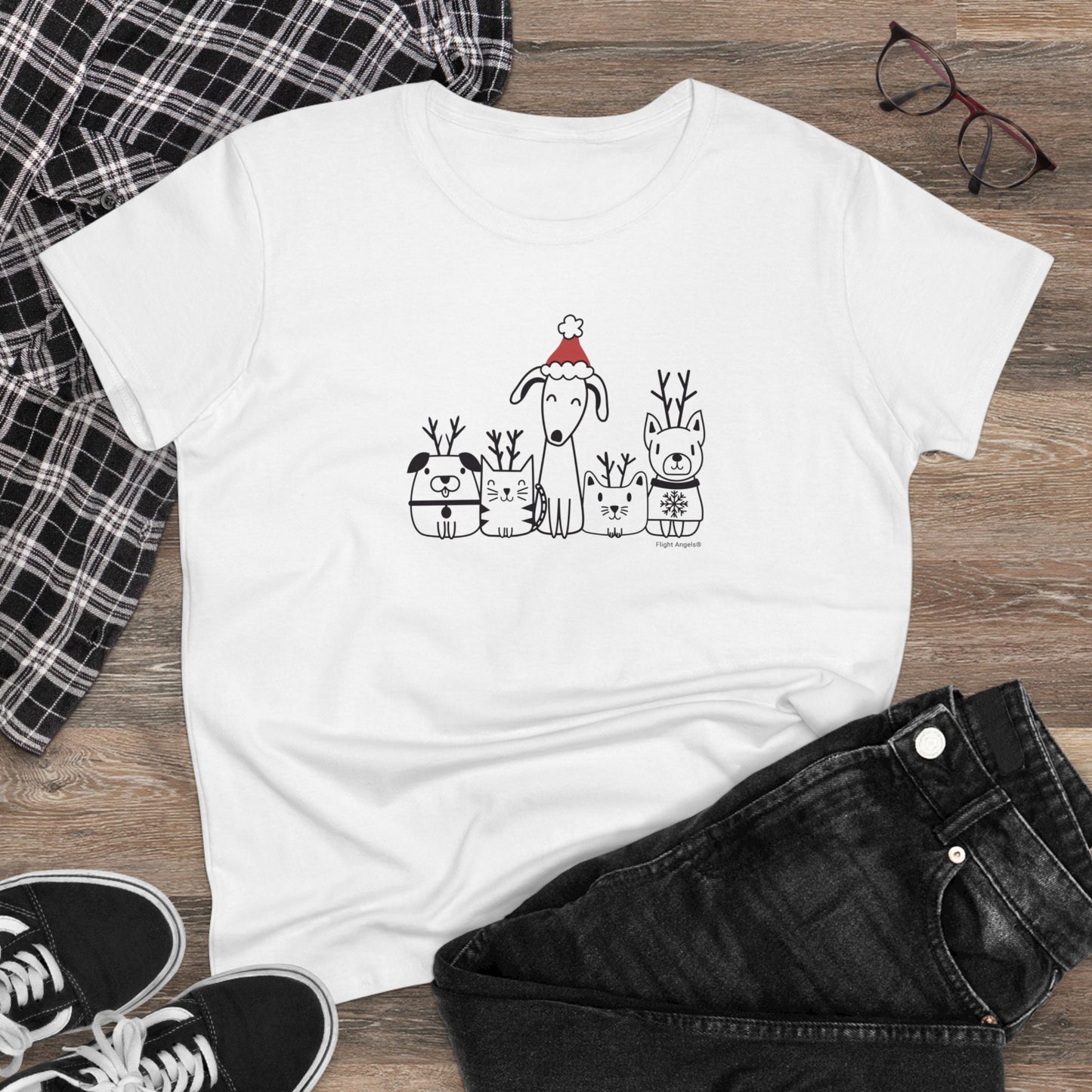 Holiday Pets Women's Tee