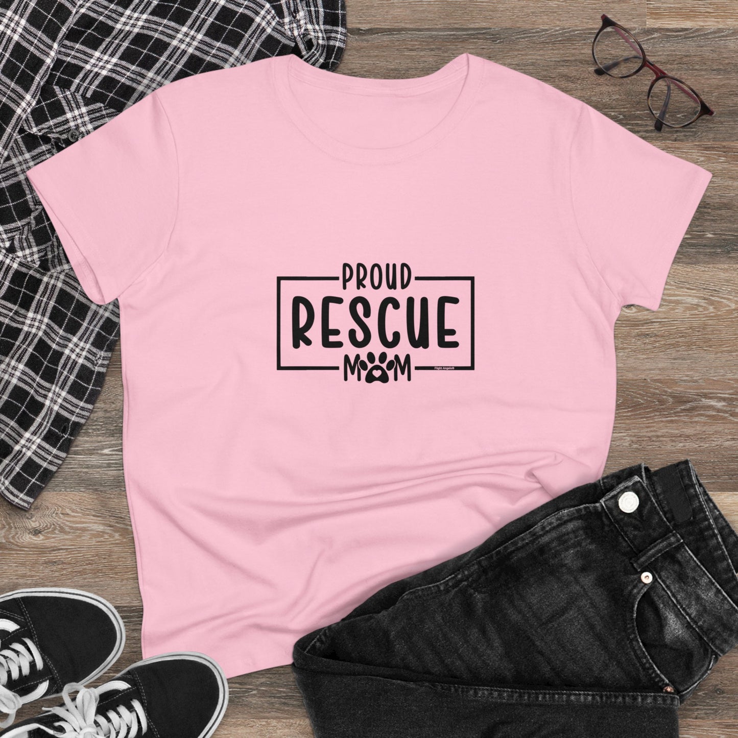 Proud Rescue Mom Women's Tee