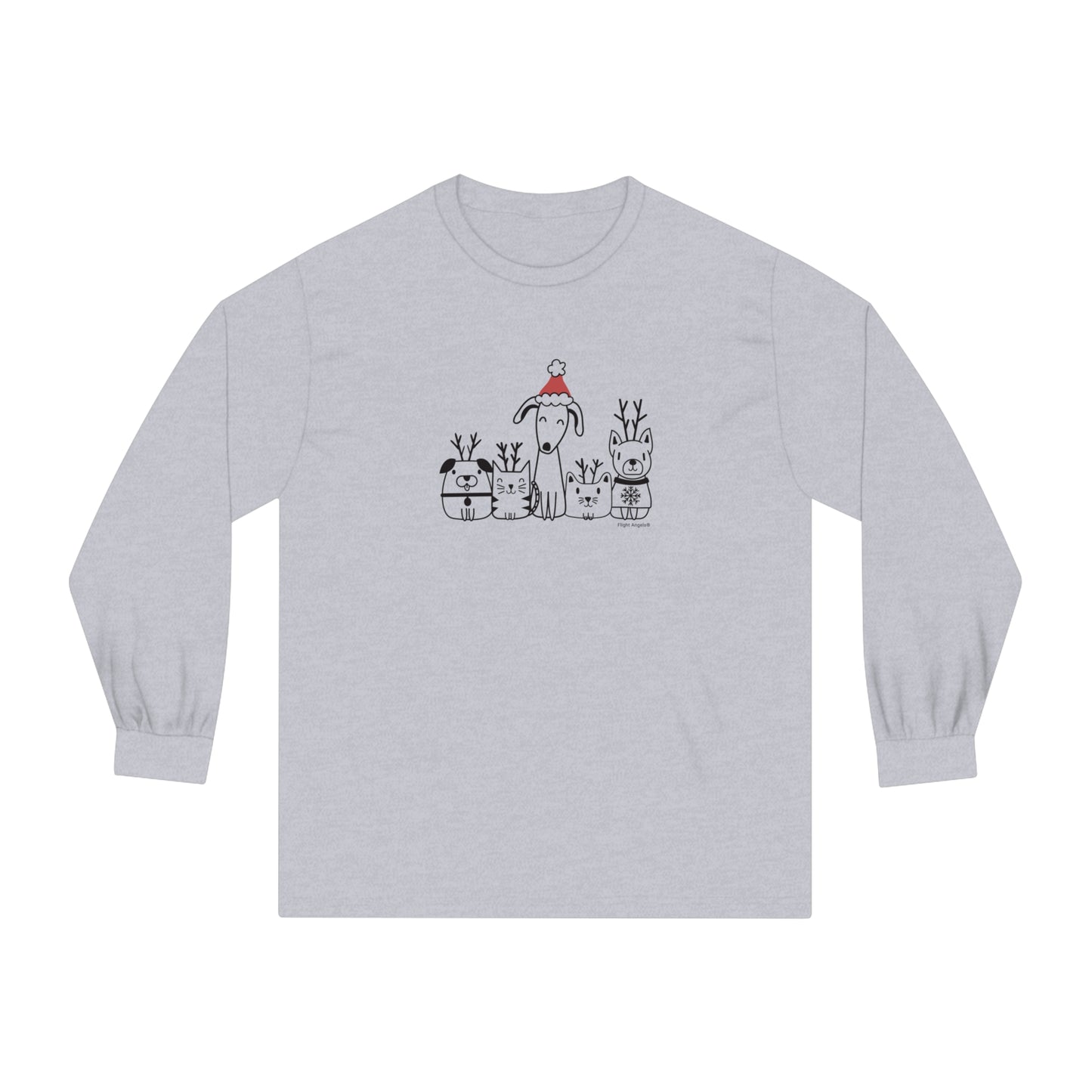 Holiday Pets Unisex Long Sleeve Tee