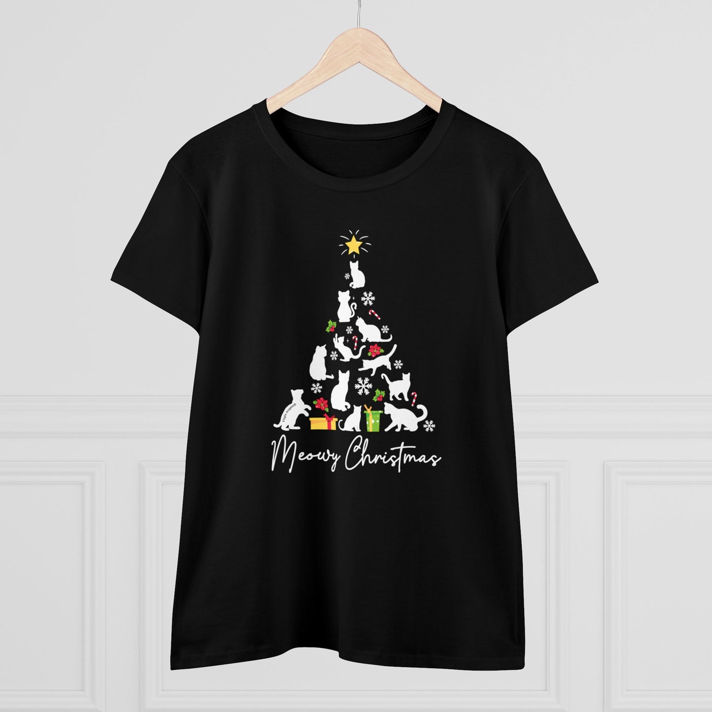 Meowy Christmas Women's Tee
