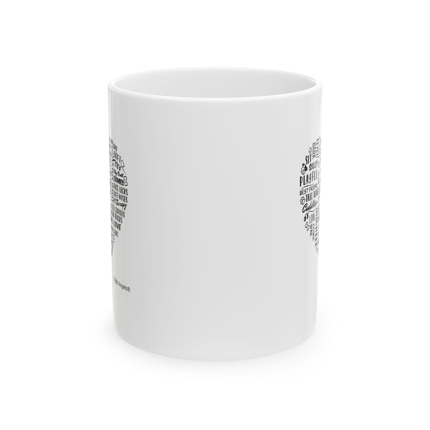 Heart Dogs Ceramic Mug 11oz
