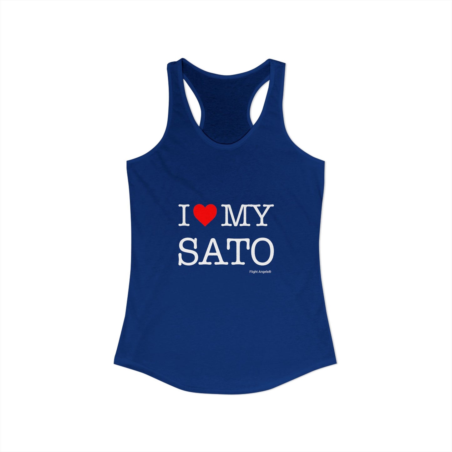 I Love My Sato Women's Racerback Tank