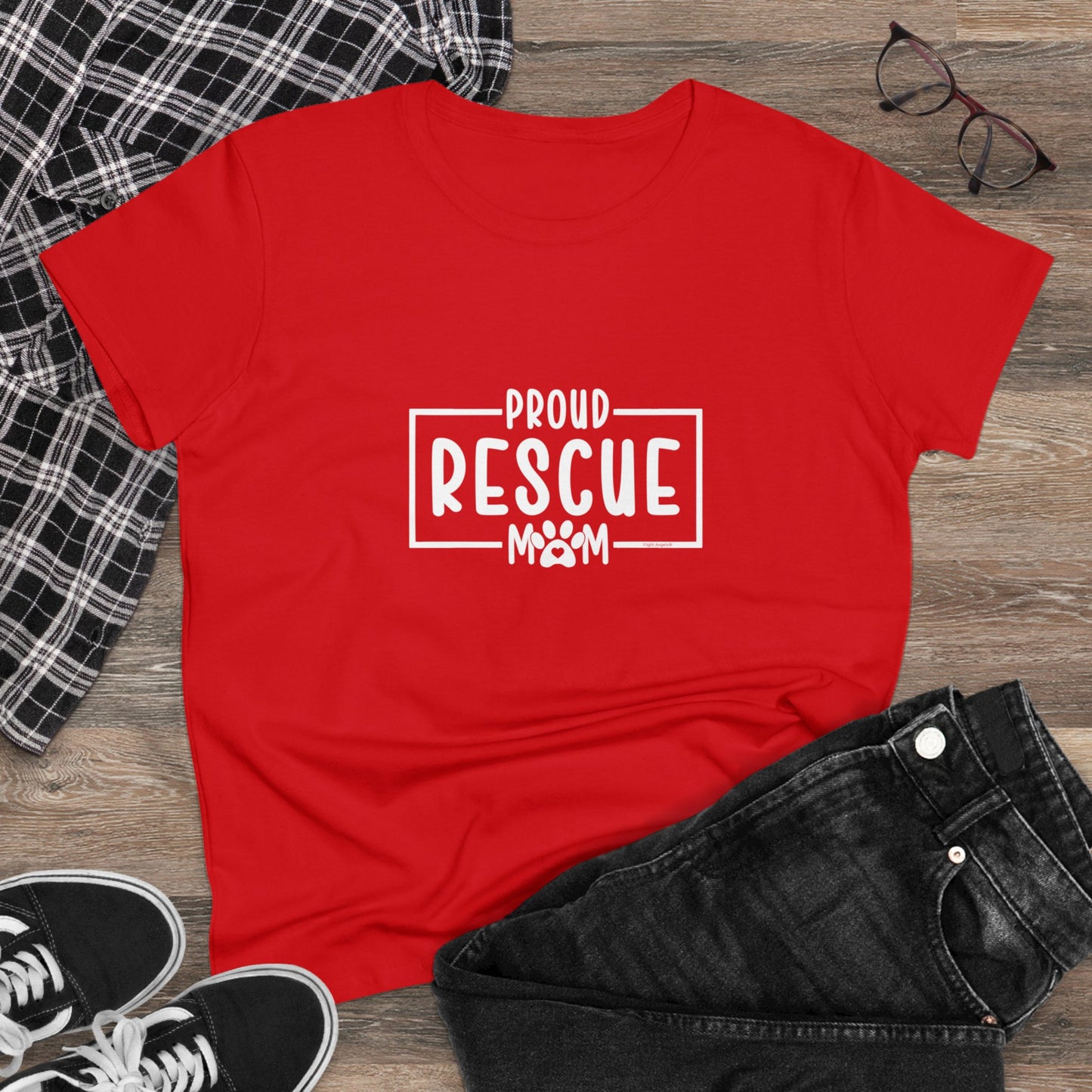 Proud Rescue Mom Women's Tee