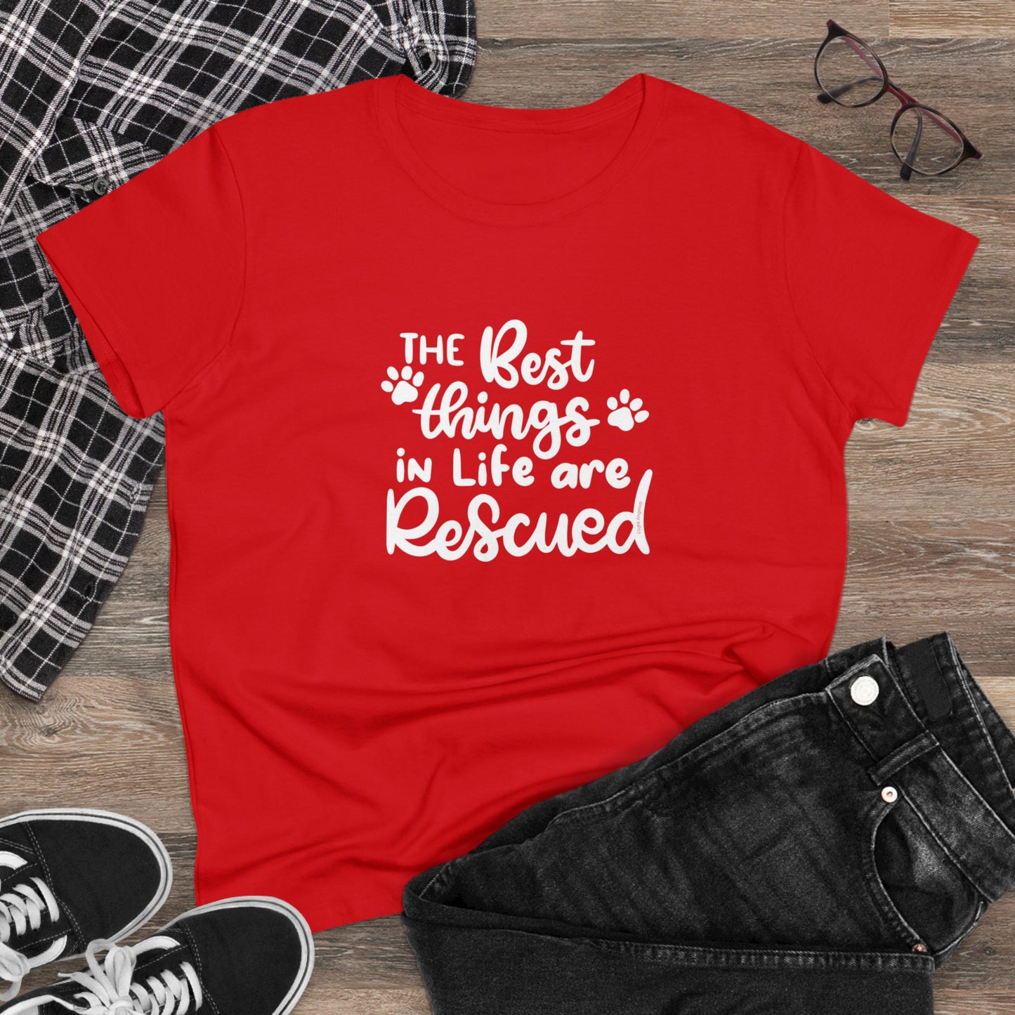 The Best Things in Life are Rescued Women's Tee