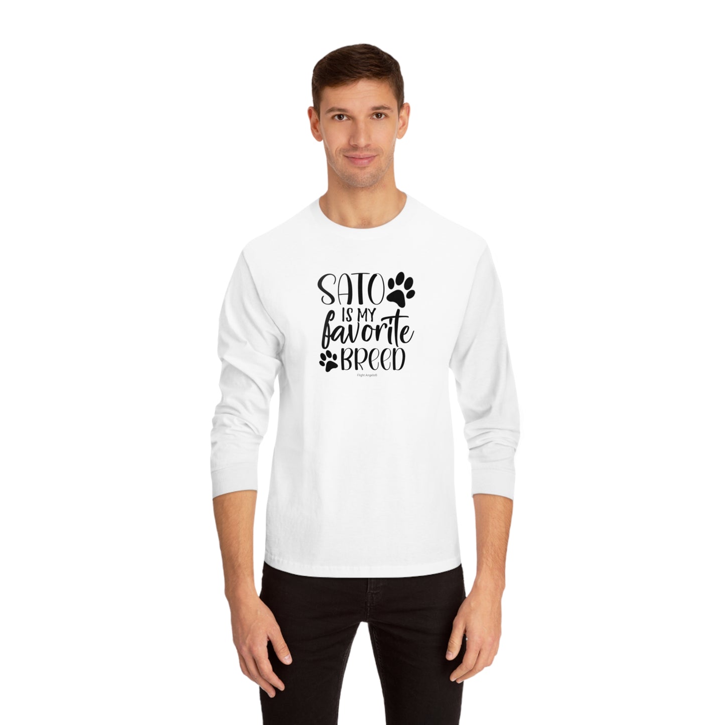 Sato is My Favorite Breed Unisex Long Sleeve Tee