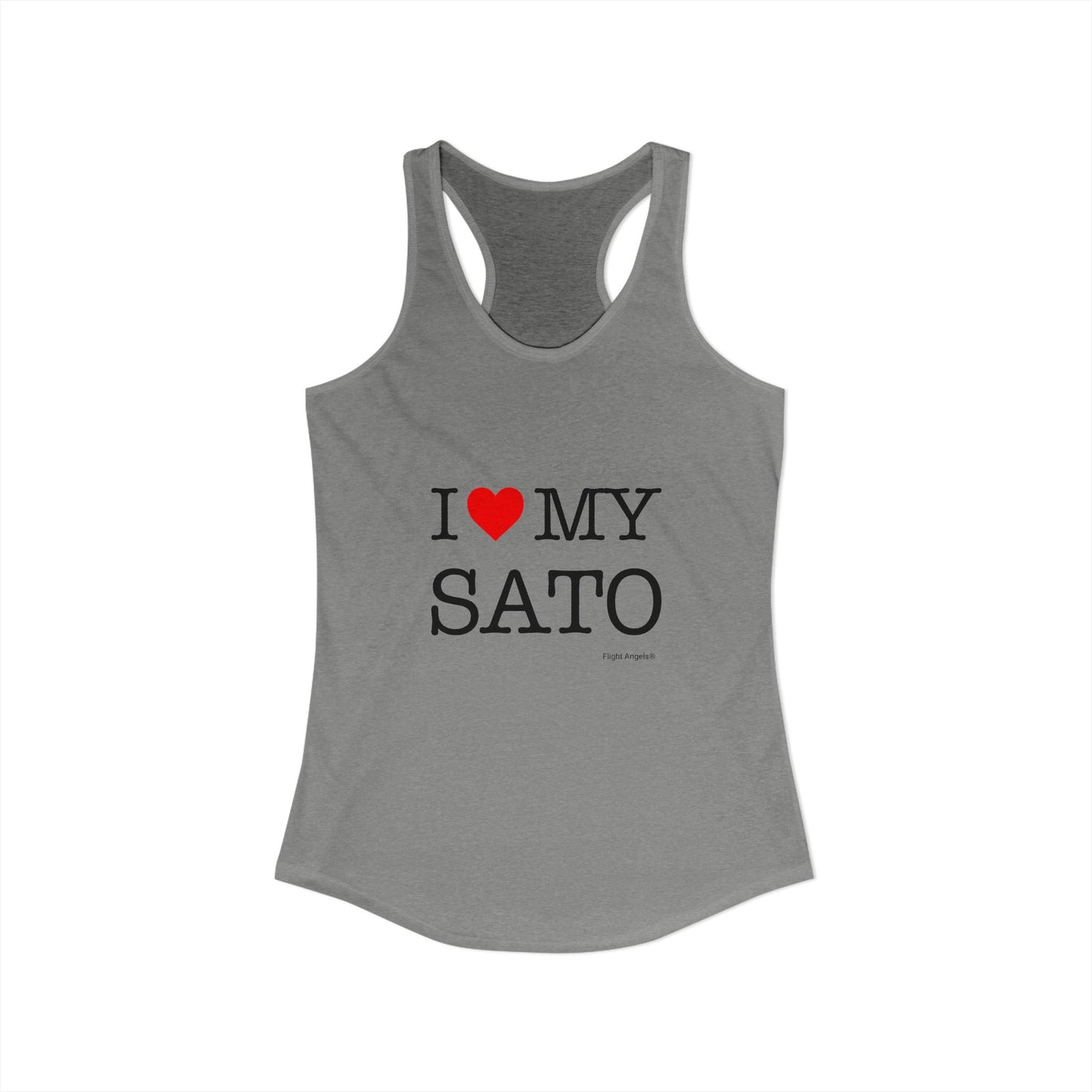 I Love My Sato Women's Racerback Tank
