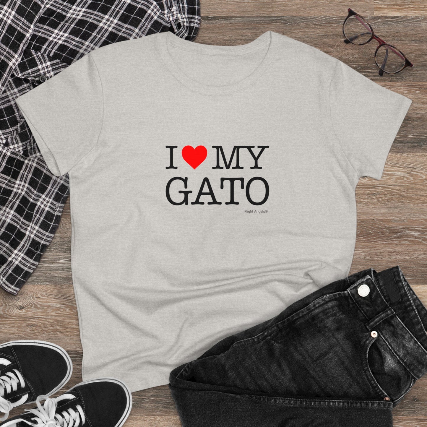 I Love My Gato Women's Tee