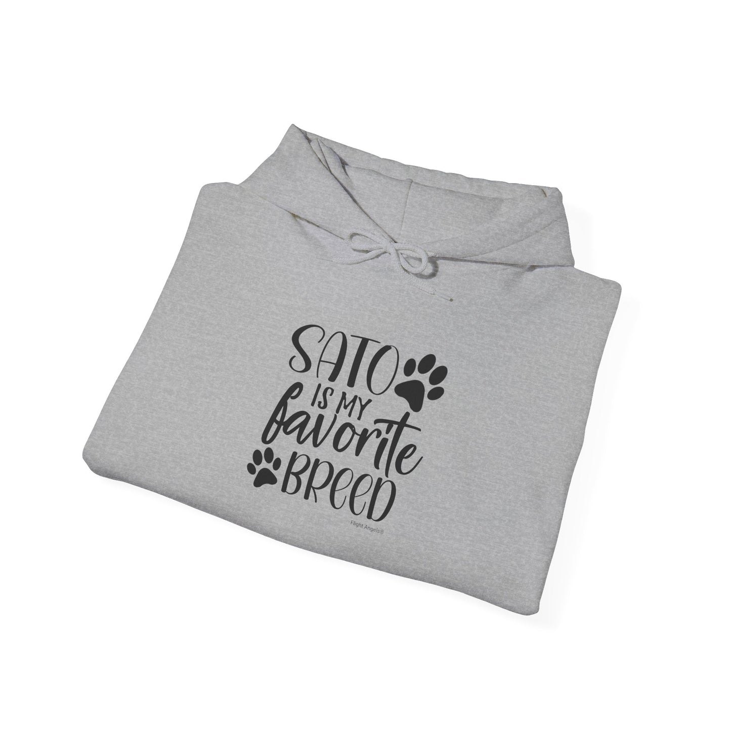 Sato is My Favorite Breed Unisex Hooded Sweatshirt - Flight Angels®