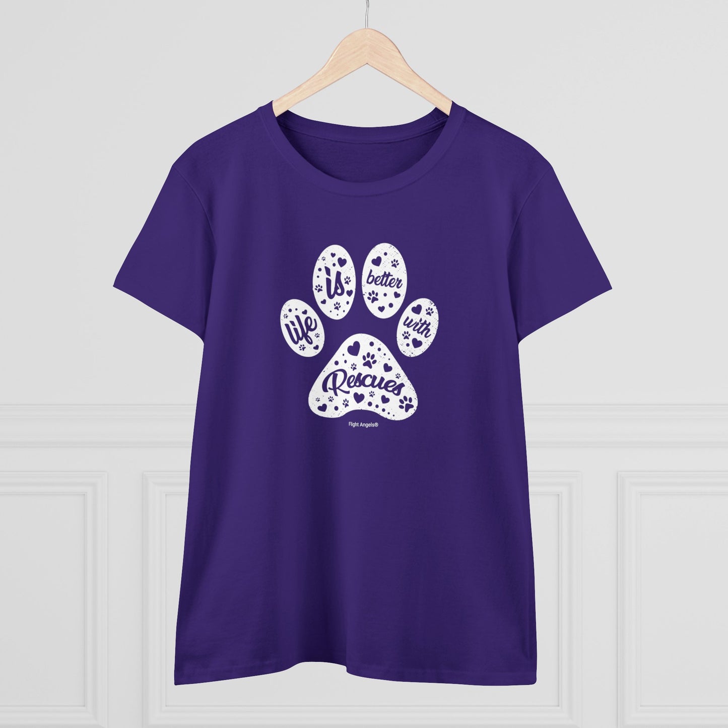 Life is Better with Rescues Women's Tee