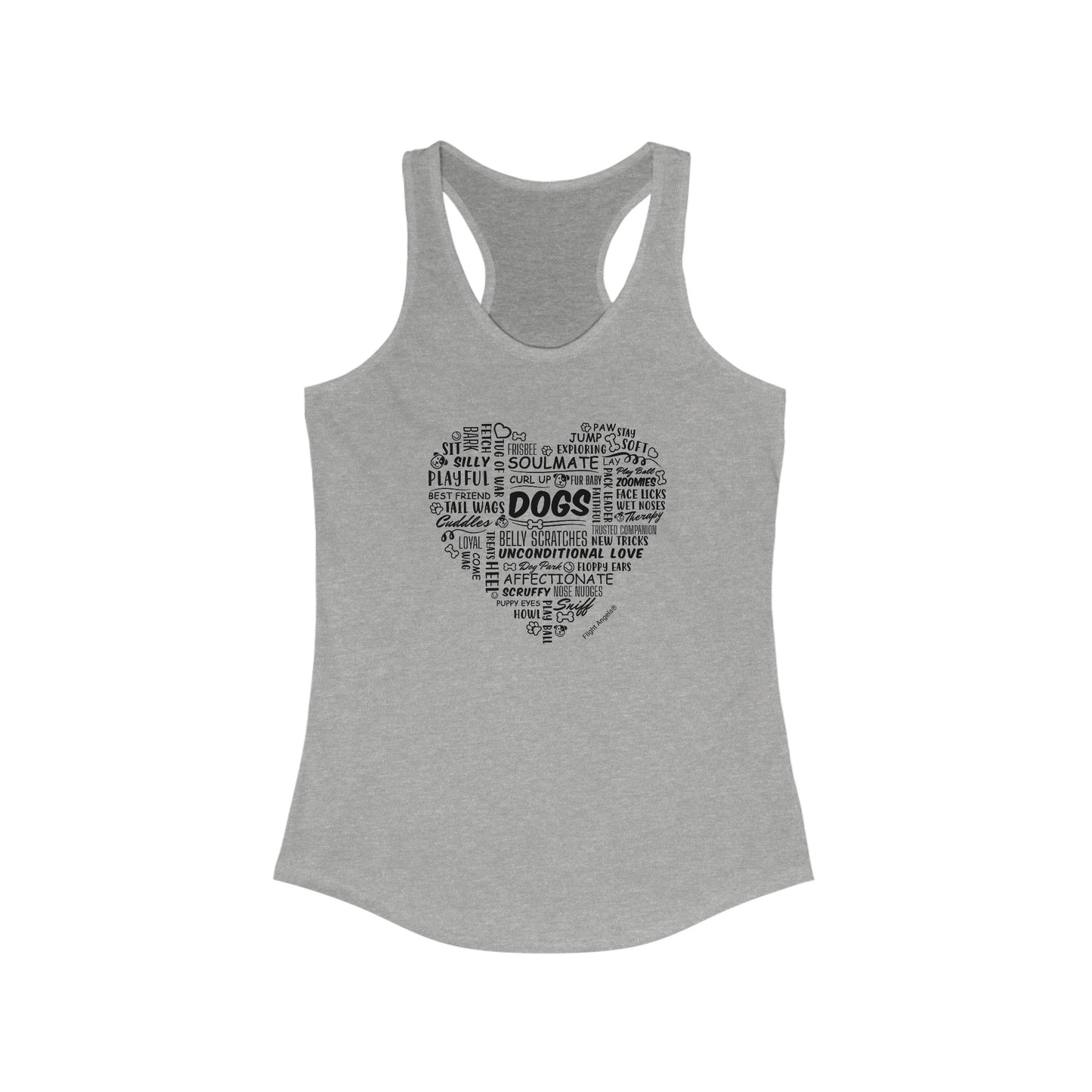 Heart Dogs Women's Racerback Tank