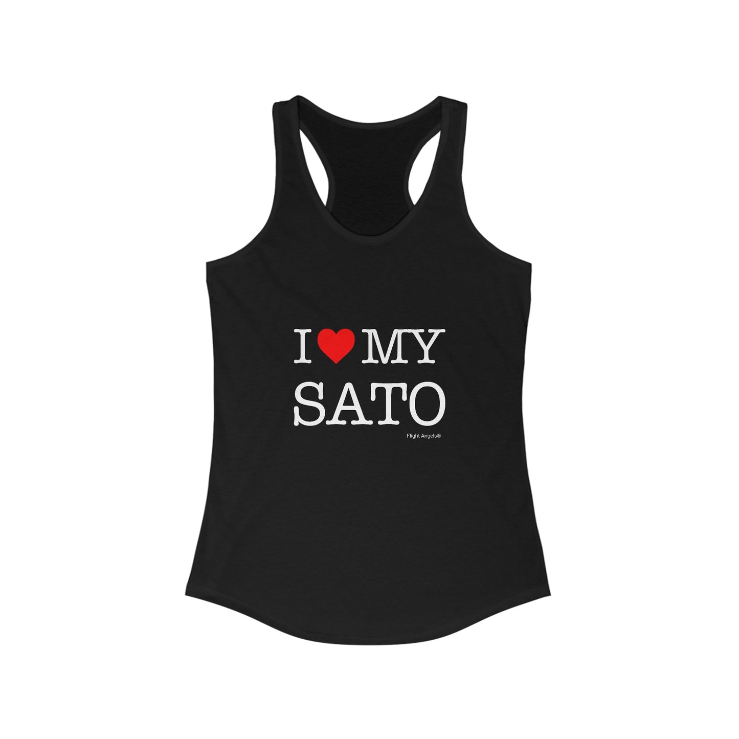 I Love My Sato Women's Racerback Tank