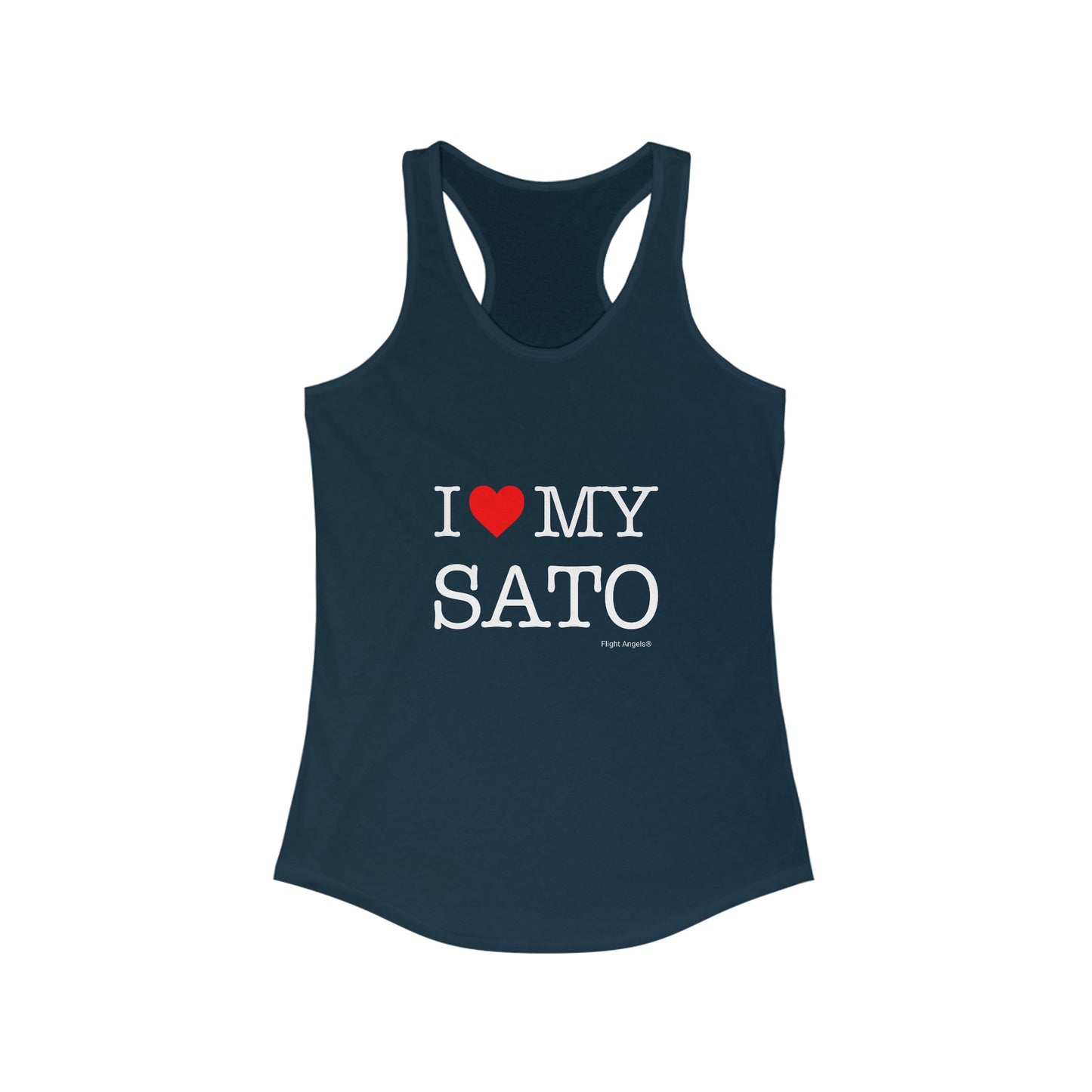 I Love My Sato Women's Racerback Tank