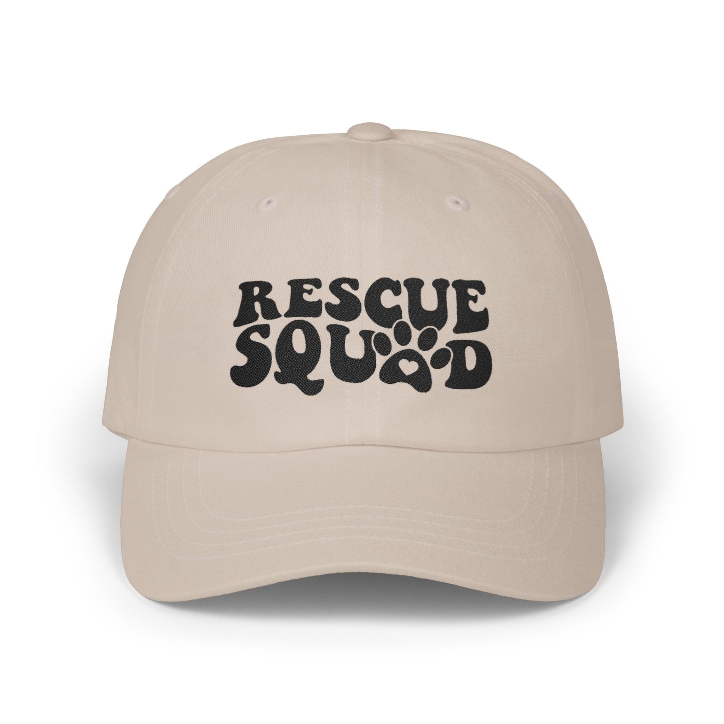 Dad Cap — “Rescue Squad” Paw Print Hat