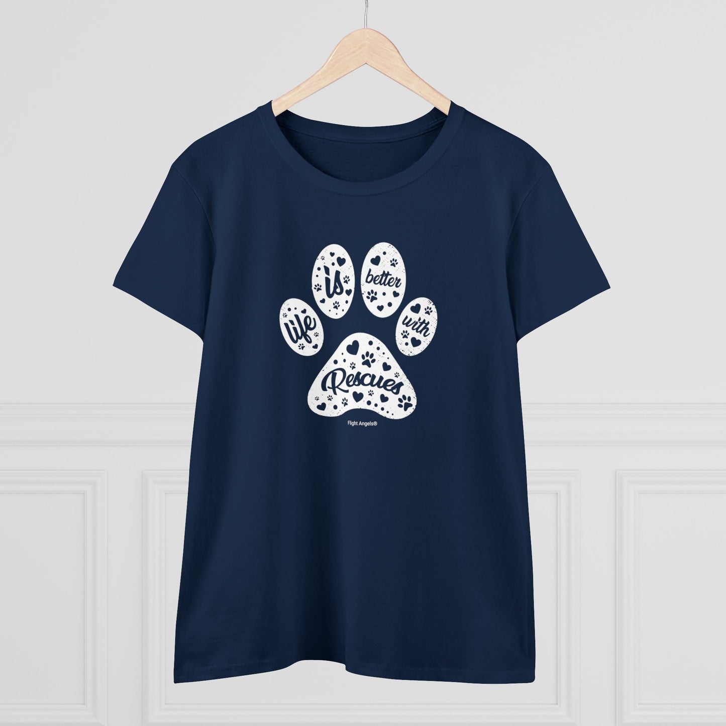 Life is Better with Rescues Women's Tee