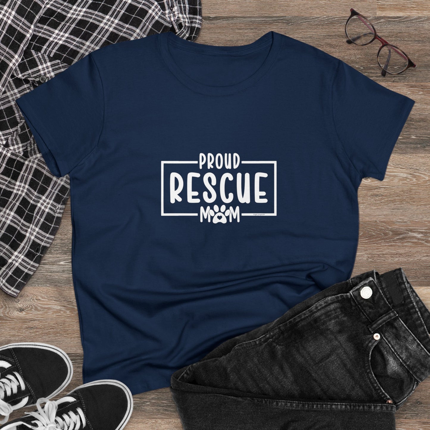 Proud Rescue Mom Women's Tee