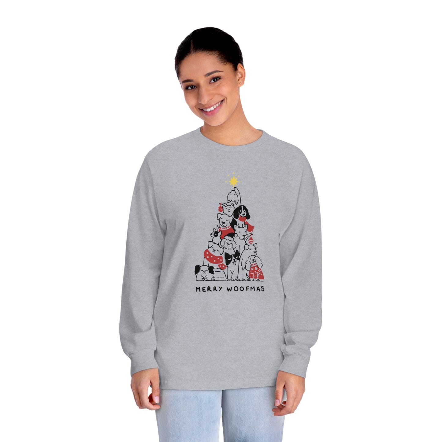 Merry Woofmas Unisex Long Sleeve Tee