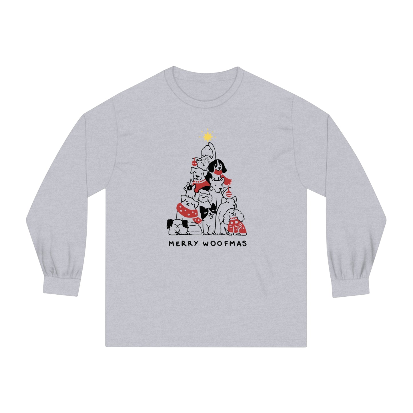 Merry Woofmas Unisex Long Sleeve Tee