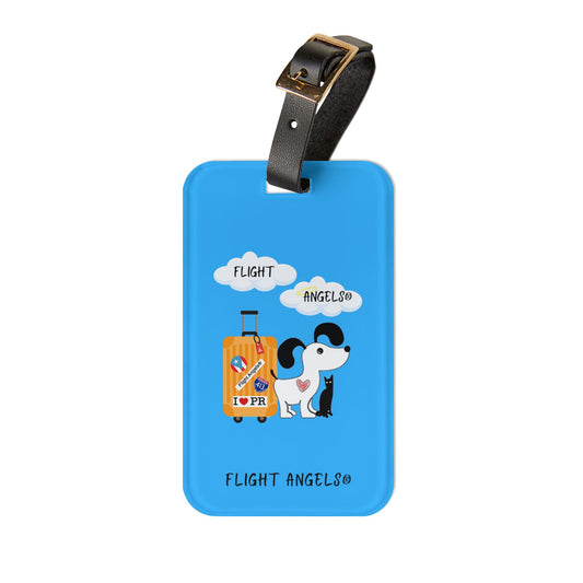Dog, Cat, Pet & Suitcase Luggage Tag — 'Flight Angels' Travel ID for Pet Lovers