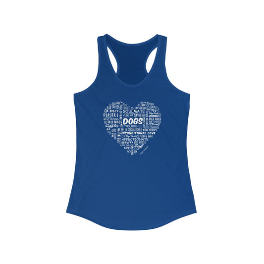 Heart Dogs Women's Racerback Tank