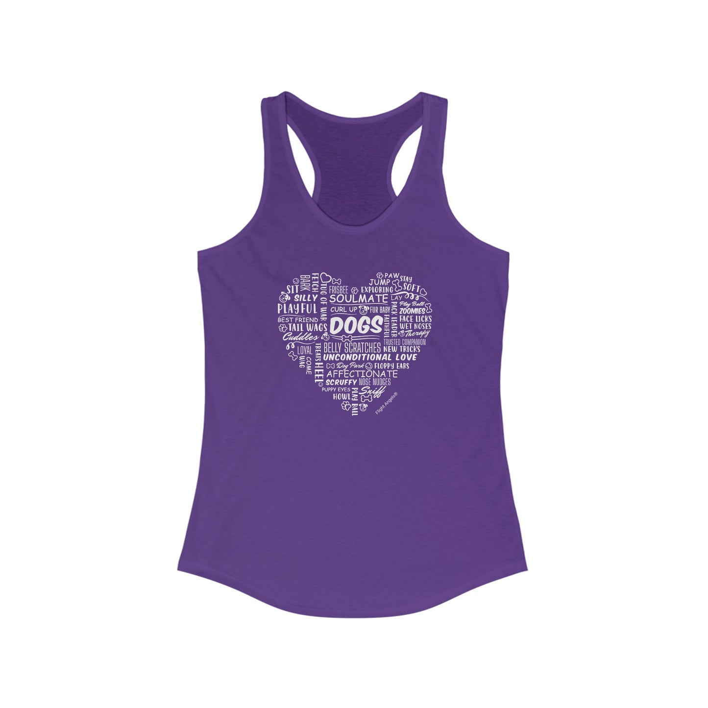 Heart Dogs Women's Racerback Tank