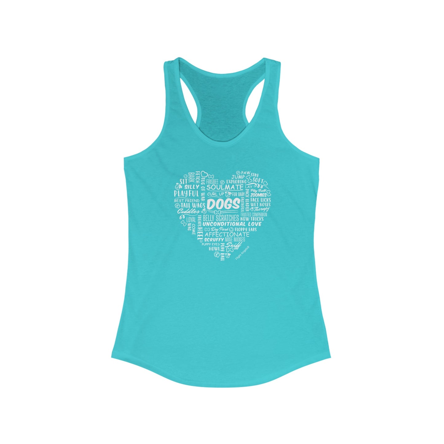 Heart Dogs Women's Racerback Tank