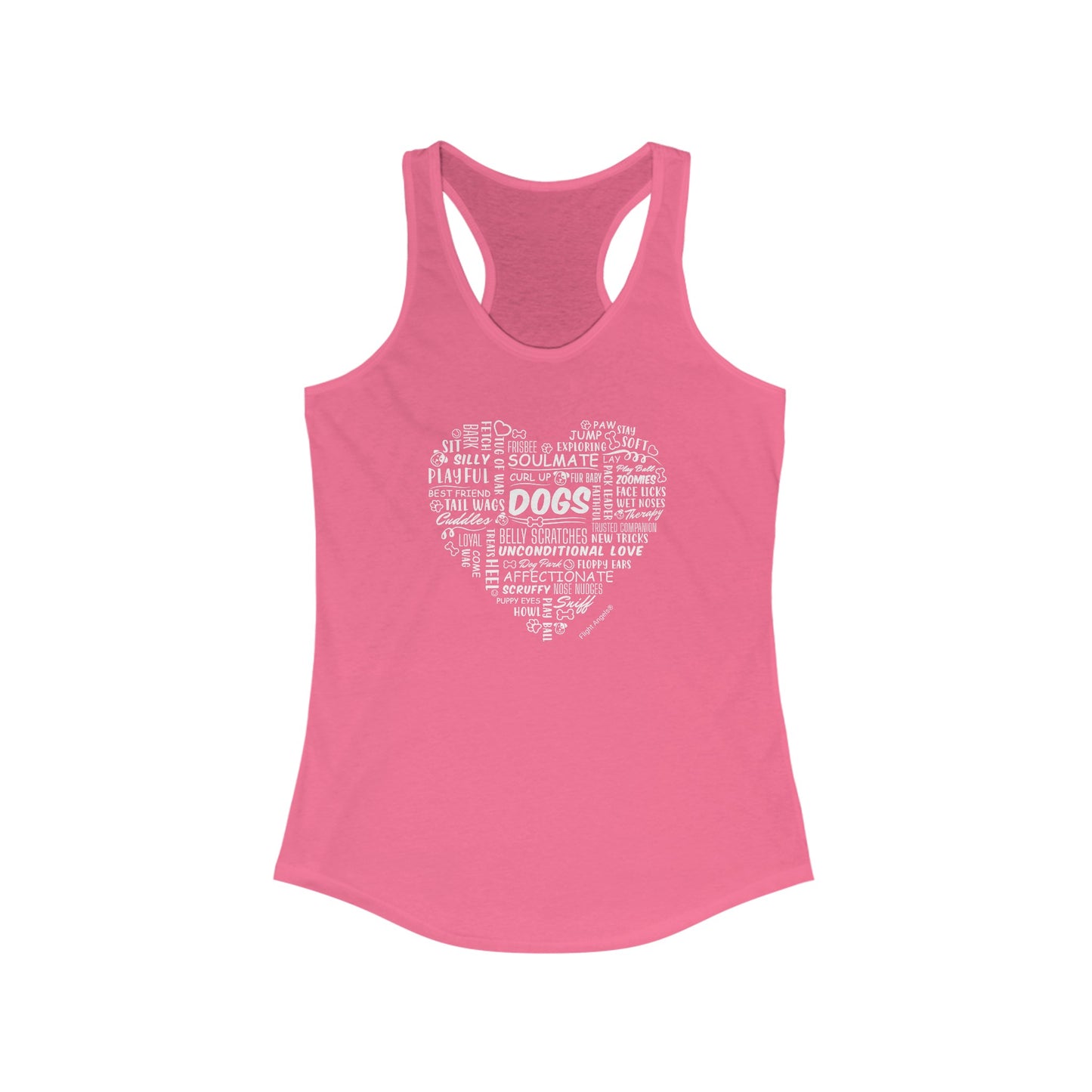 Heart Dogs Women's Racerback Tank