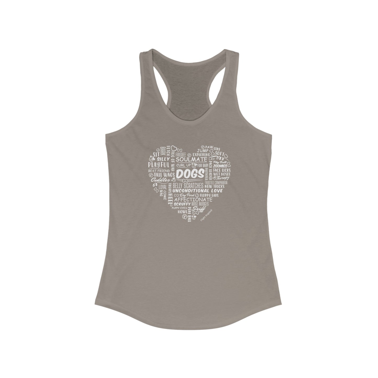 Heart Dogs Women's Racerback Tank