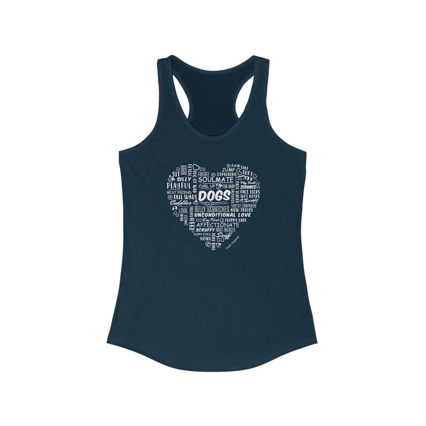 Heart Dogs Women's Racerback Tank