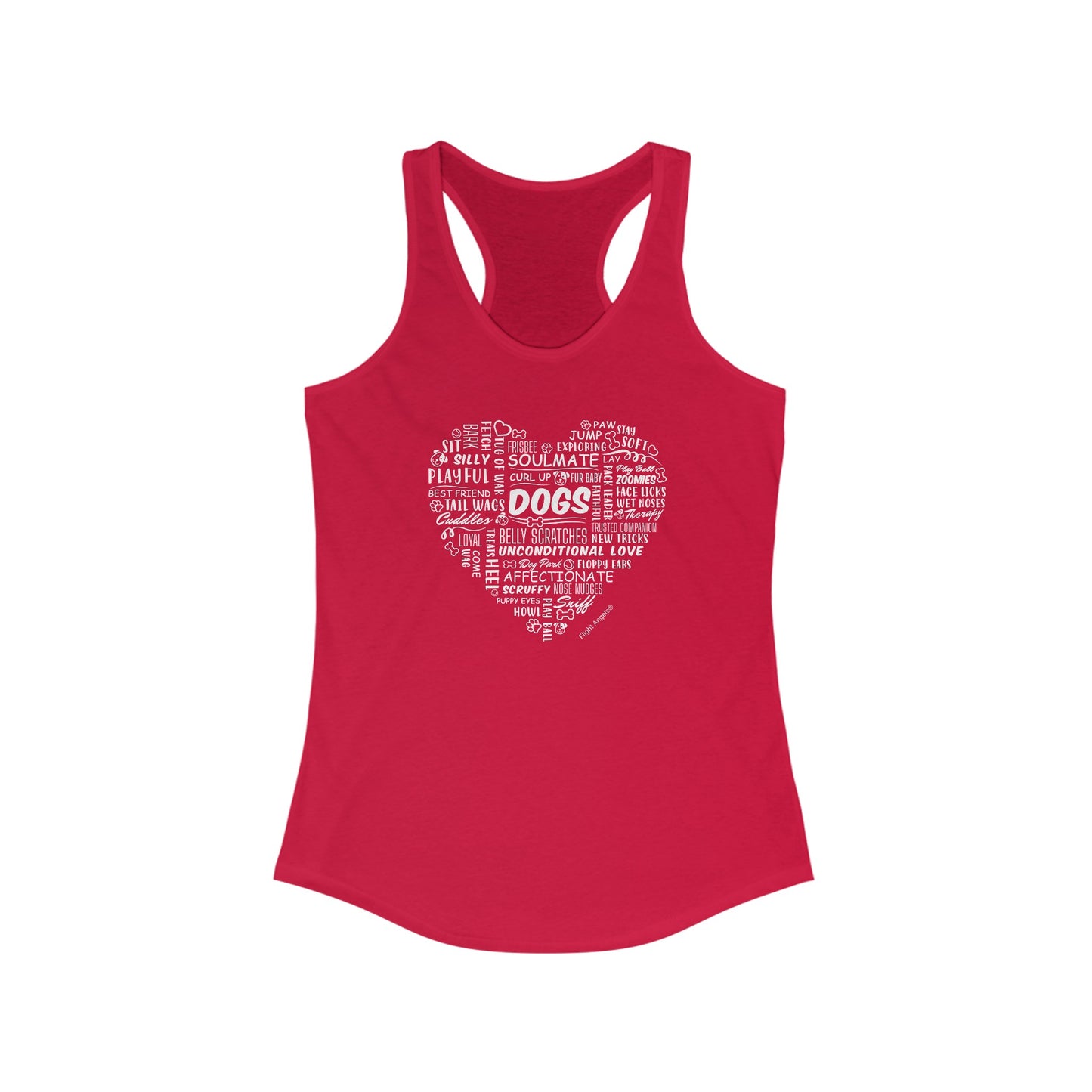 Heart Dogs Women's Racerback Tank