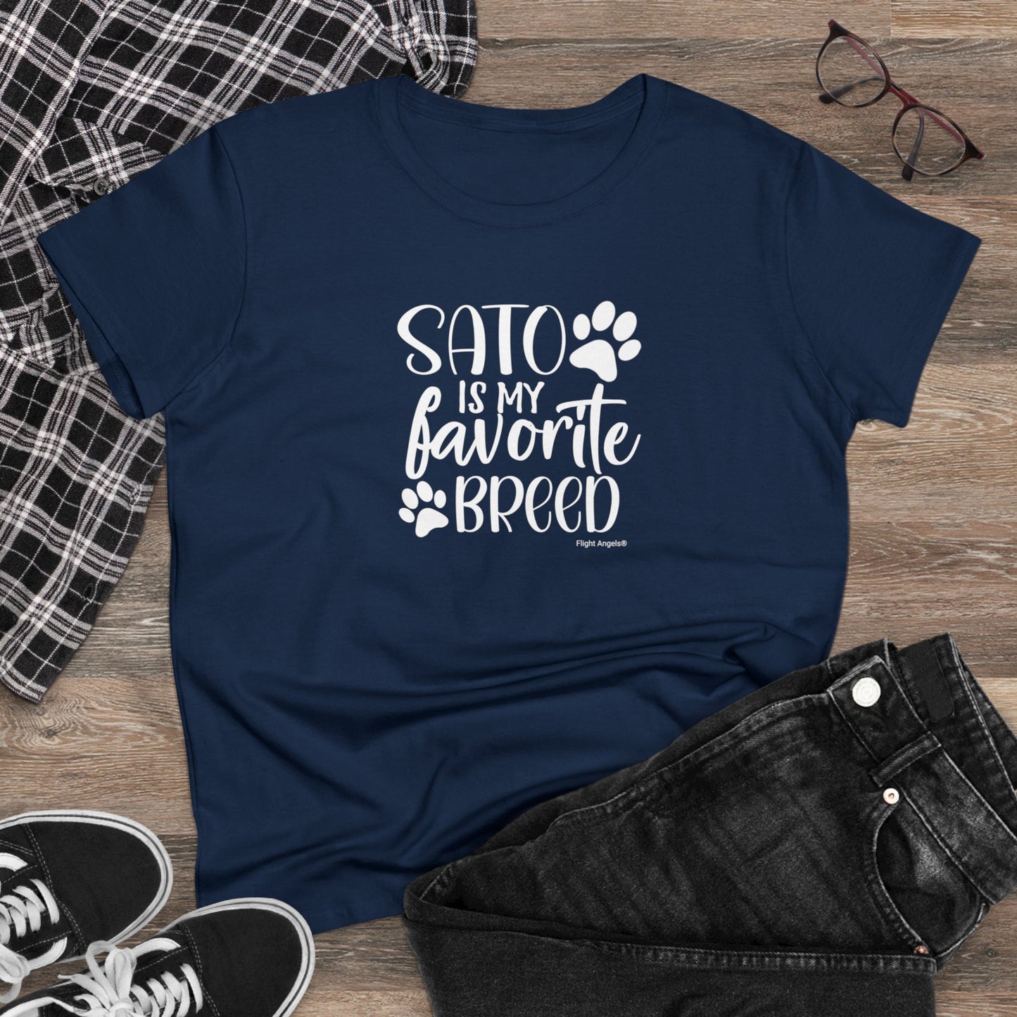 Sato is my favorite breed Women's Tee