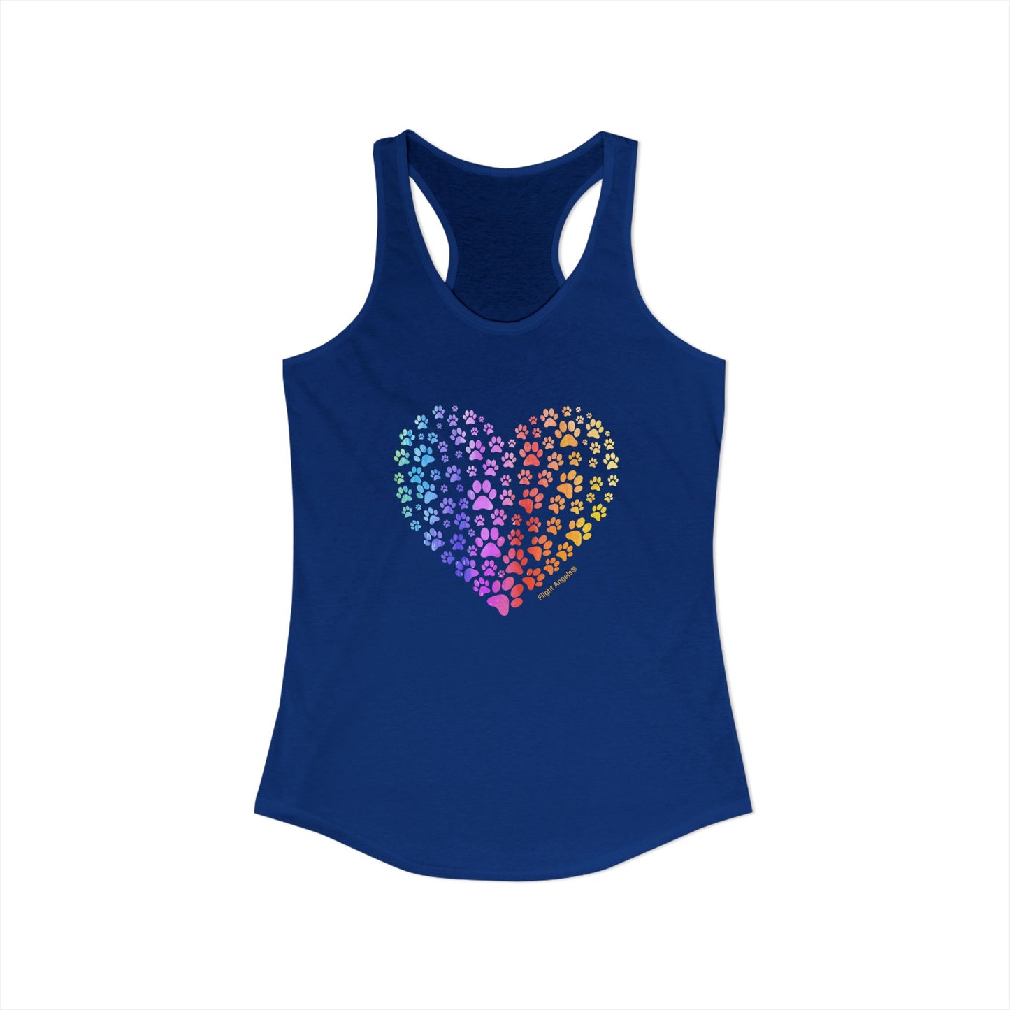 Paw Heart Women's Racerback Tank