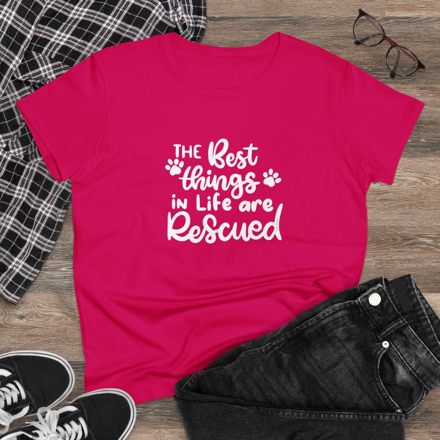 The Best Things in Life are Rescued Women's Tee