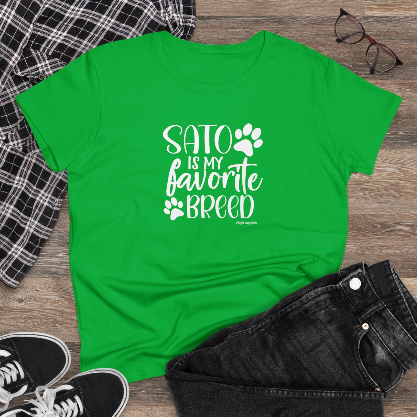 Sato is my favorite breed Women's Tee