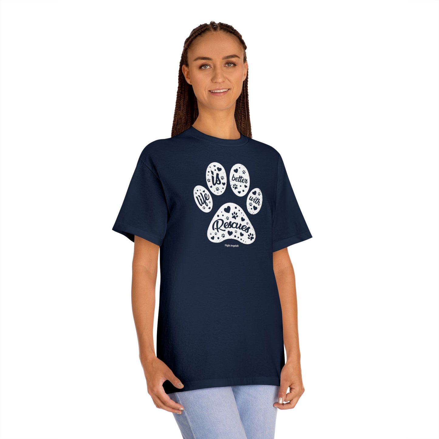 Life is Better with Rescues Unisex Classic Tee