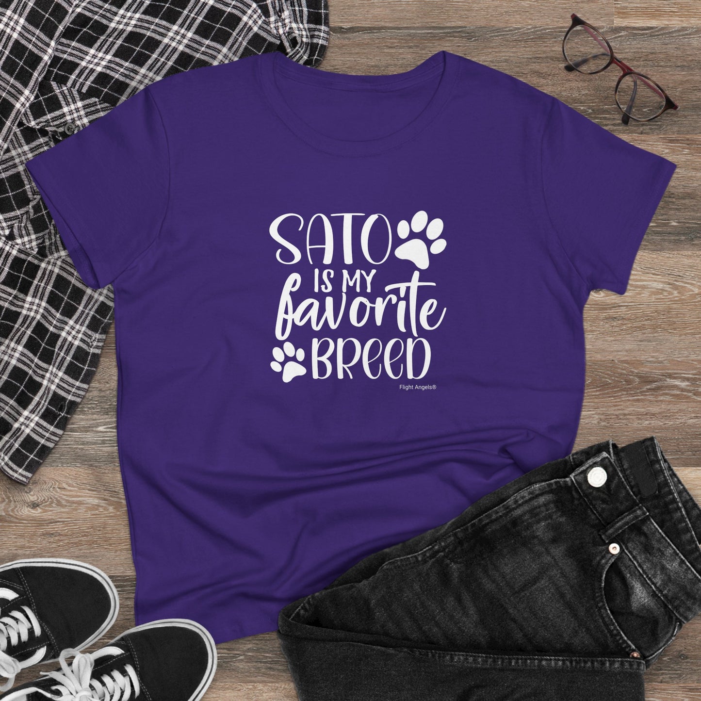 Sato is my favorite breed Women's Tee