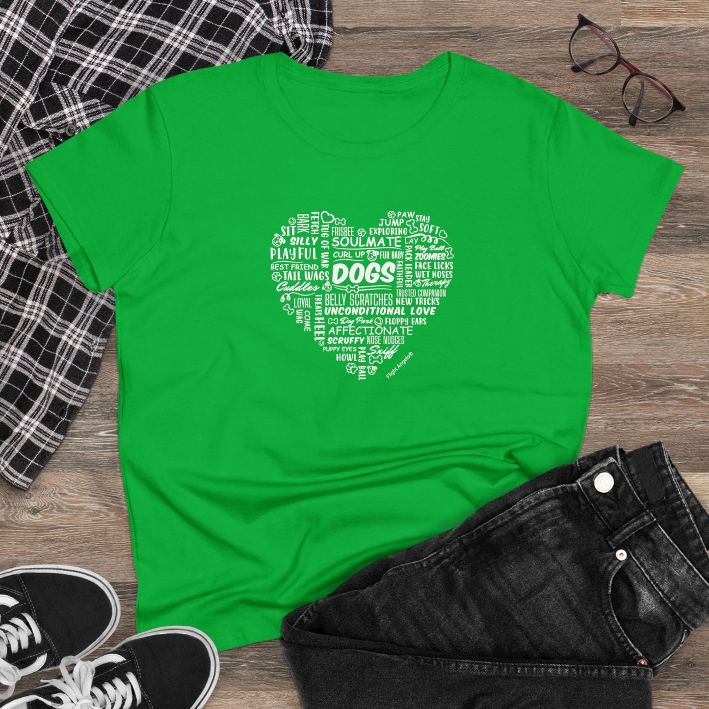 Heart Dogs Women's Tee