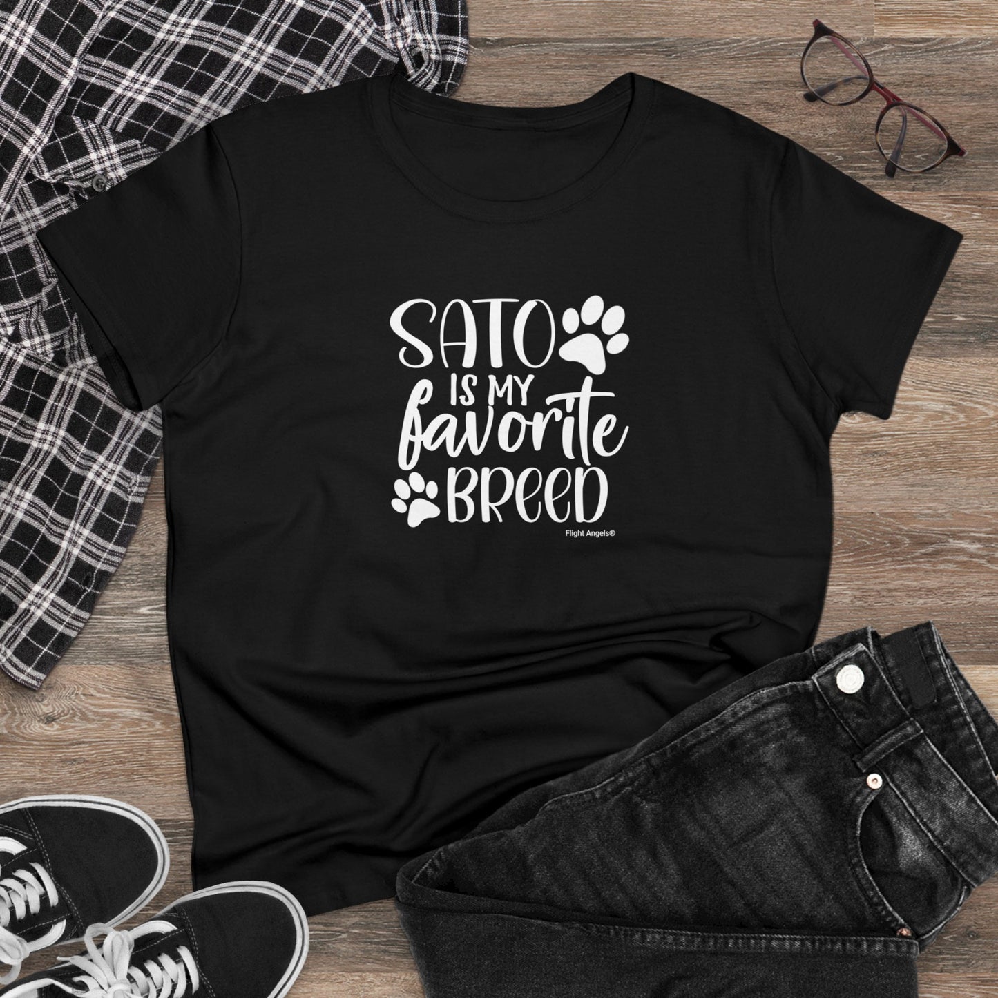 Sato is my favorite breed Women's Tee