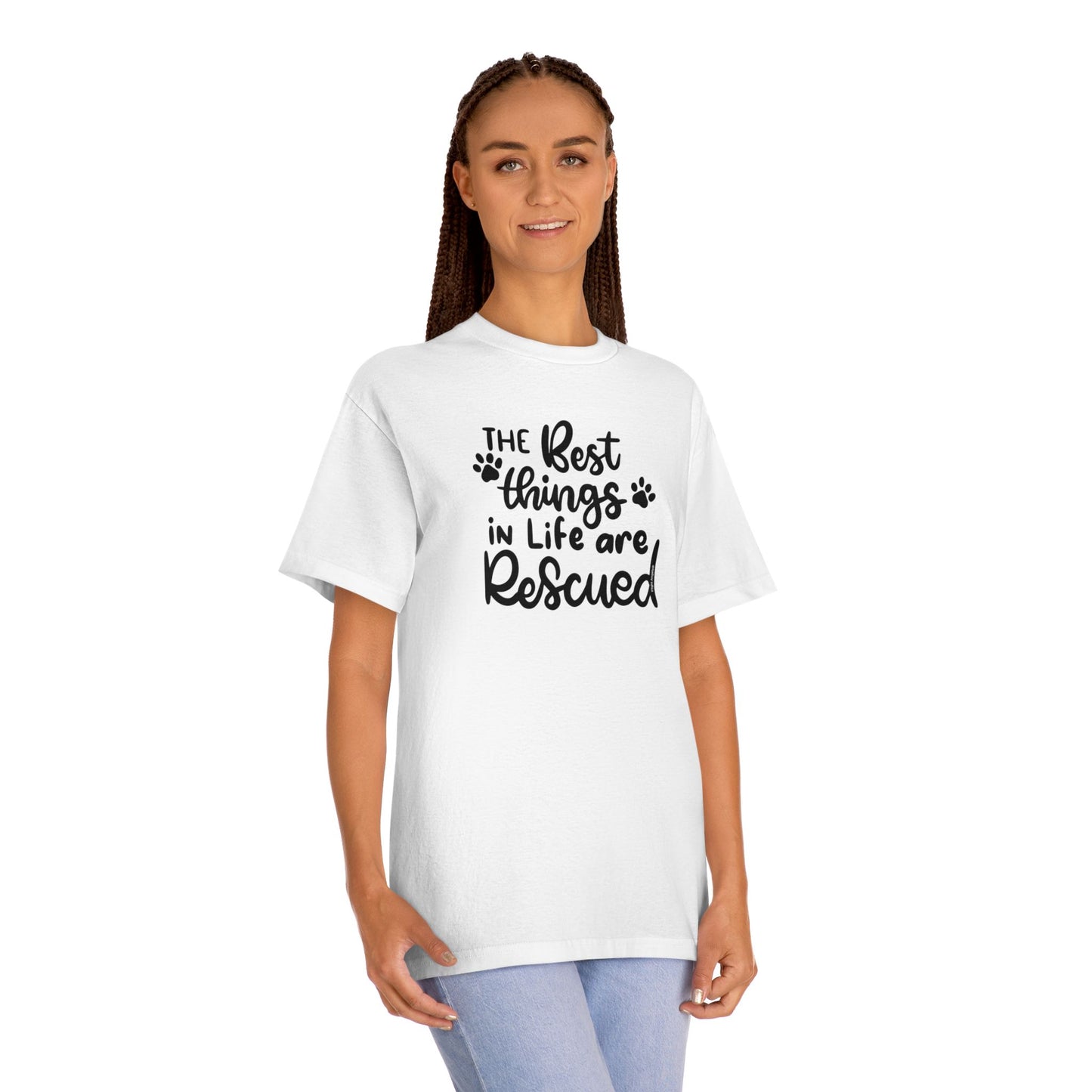 The Best Things in Life are Rescued Unisex Classic Tee