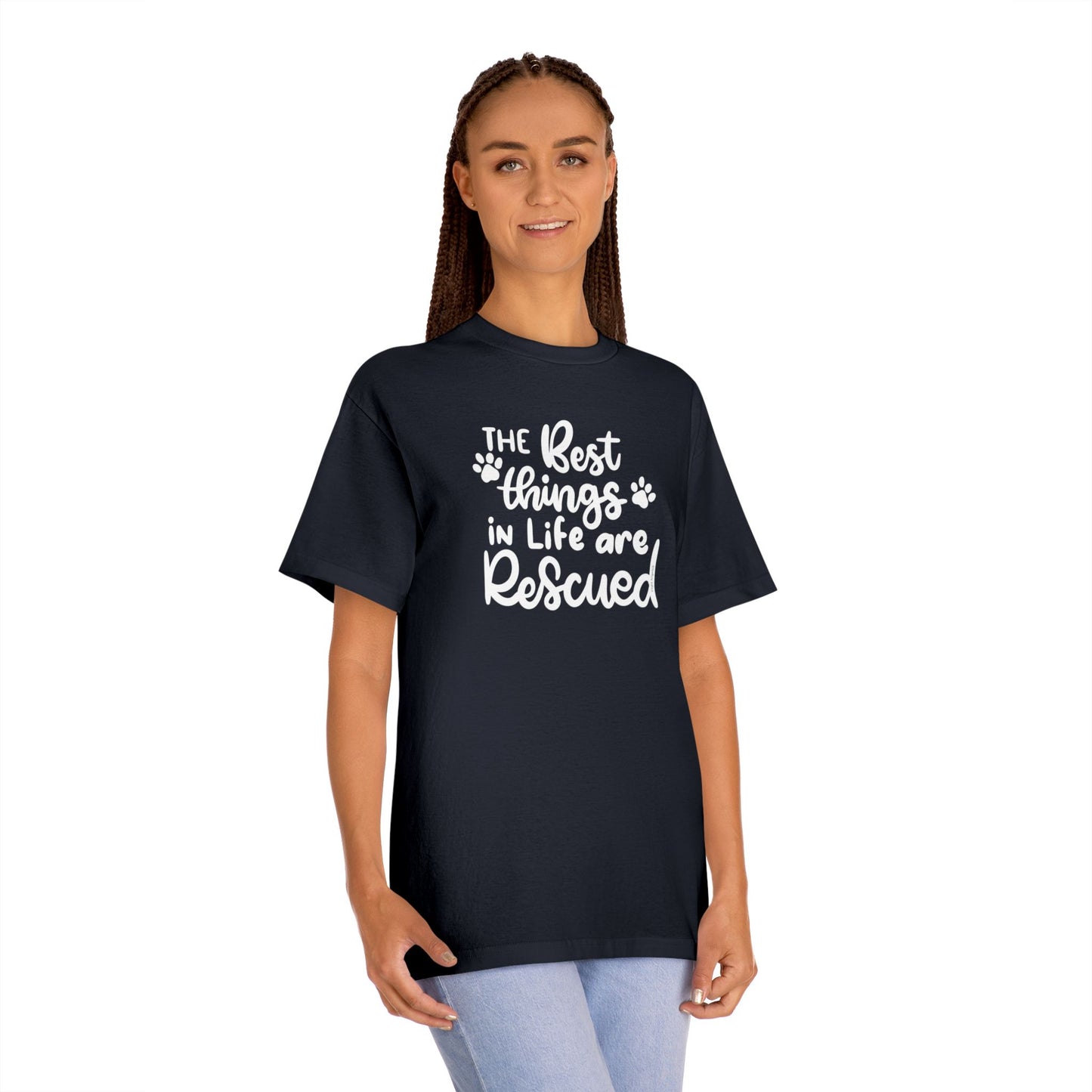The Best Things in Life are Rescued Unisex Classic Tee