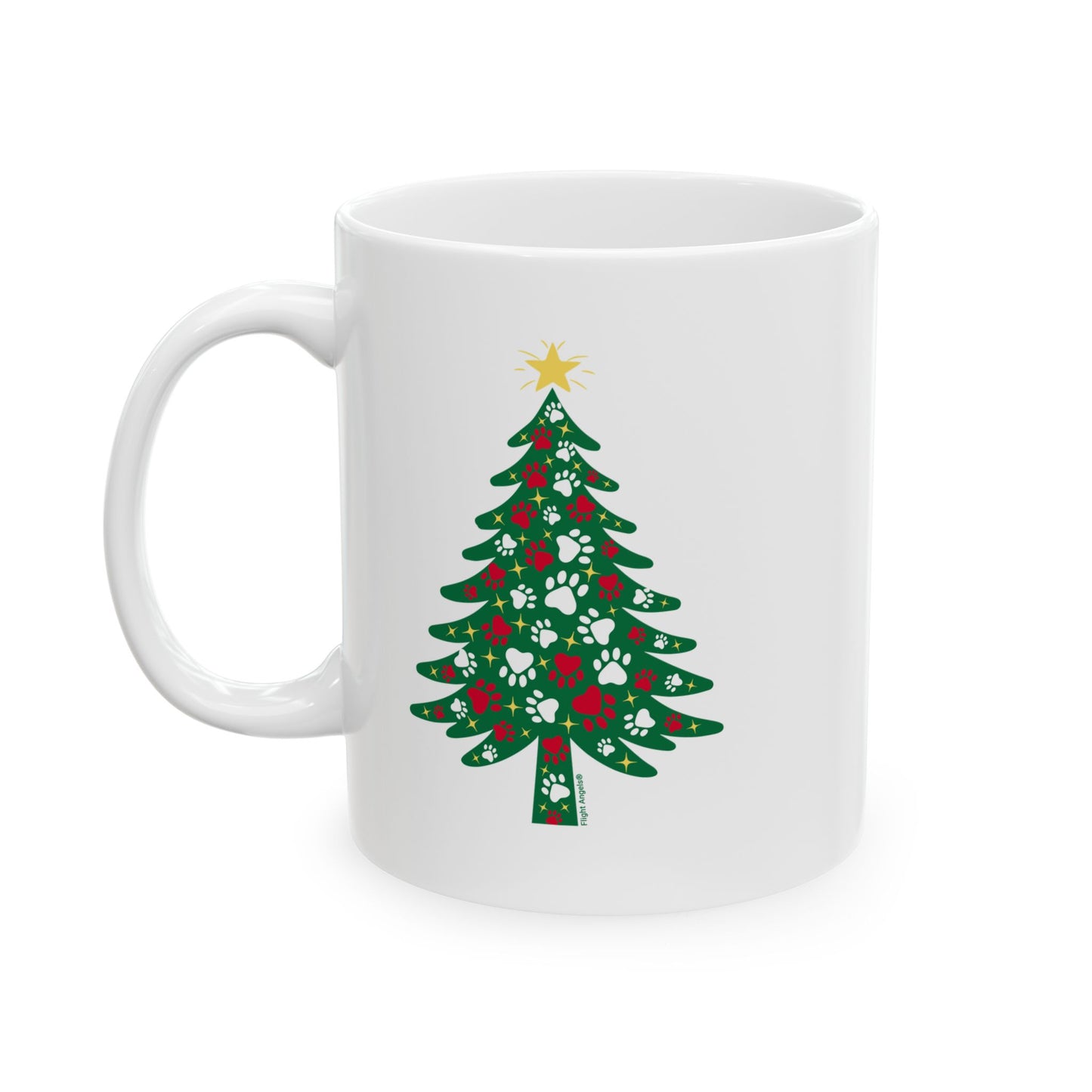 Paw Tree Ceramic Mug 11oz